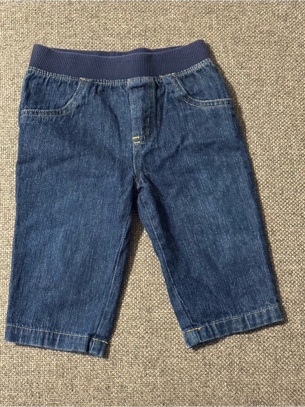 Garanimals Navy Pull-On Denim Pants for Kids Size 6-9M